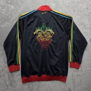 COOGI Jacket‎ Mens 3XL Black Coogi Heritage Track Full Zip Lined Pockets
